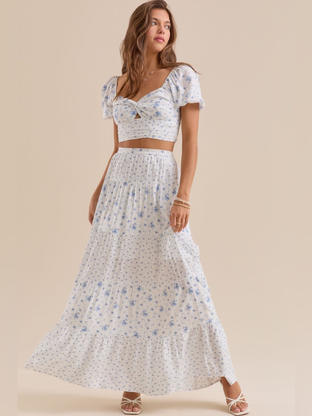 Altar'd State - Maia Floral Midi Skirt - Picture 2 of 3